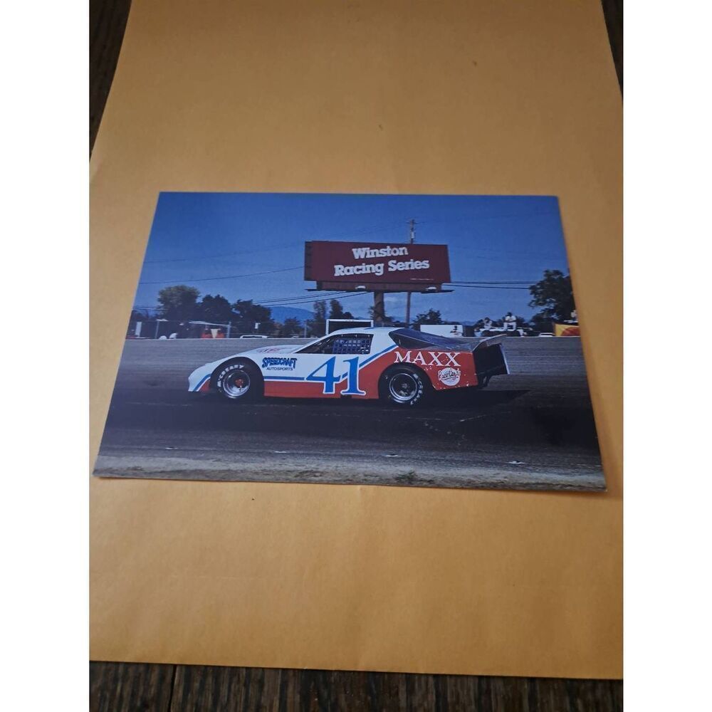 Vintage 1990 NASCAR Sheri Bown Driver Card #41 Speedcraft Auto Max 5x7 Camaro